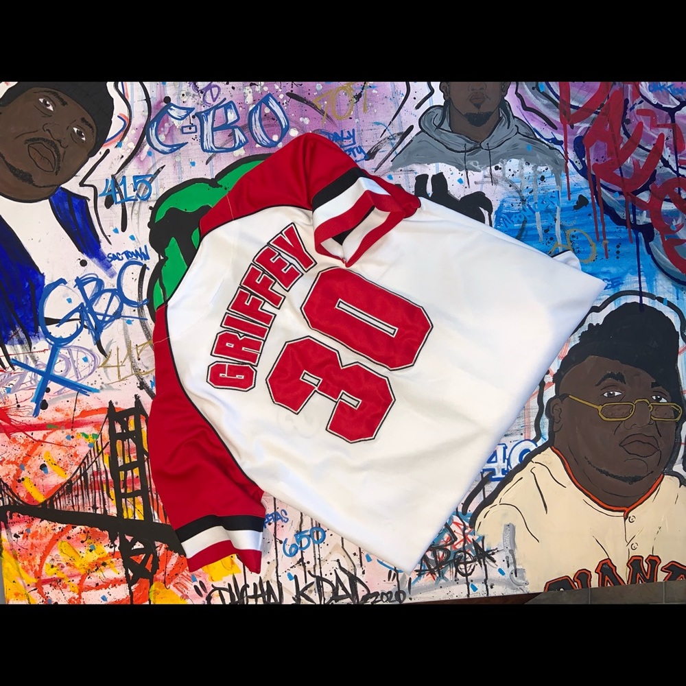 Vintage Ken Griffey Sr. Reds jersey - Picture 2 of 6